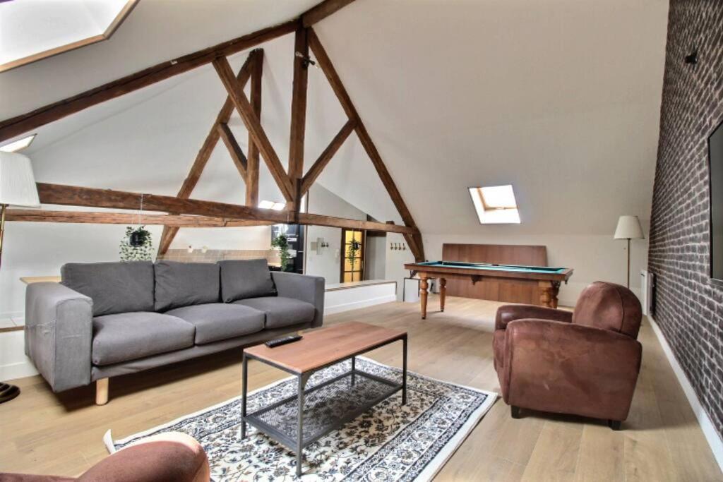Grand Loft Proche Lille Centre Appartement Buitenkant foto